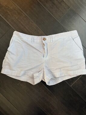 Chubbies Light Blue Seersucker Women’s Shorts - Casual Summer Style